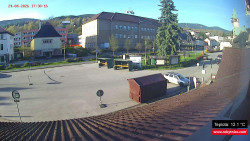 Střed obce Rokytnice nad Jizerou