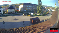 Střed obce Rokytnice nad Jizerou