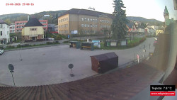 Střed obce Rokytnice nad Jizerou