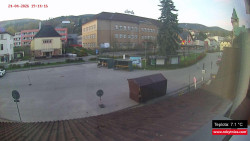 Střed obce Rokytnice nad Jizerou