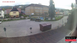 Střed obce Rokytnice nad Jizerou