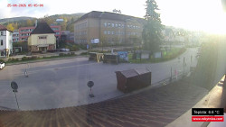 Střed obce Rokytnice nad Jizerou