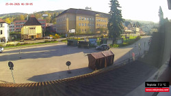 Střed obce Rokytnice nad Jizerou