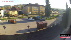 Střed obce Rokytnice nad Jizerou