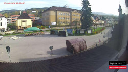 Střed obce Rokytnice nad Jizerou