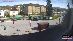 Střed obce Rokytnice nad Jizerou