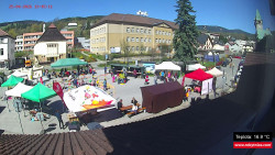 Střed obce Rokytnice nad Jizerou