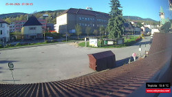 Střed obce Rokytnice nad Jizerou