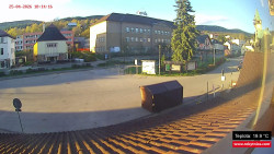 Střed obce Rokytnice nad Jizerou