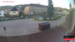 Střed obce Rokytnice nad Jizerou