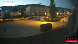 Střed obce Rokytnice nad Jizerou