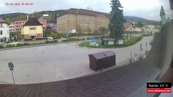 Střed obce Rokytnice nad Jizerou