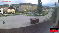 Střed obce Rokytnice nad Jizerou