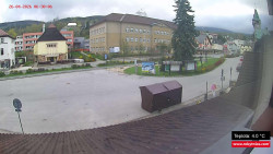 Střed obce Rokytnice nad Jizerou