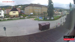 Střed obce Rokytnice nad Jizerou