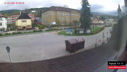 Střed obce Rokytnice nad Jizerou