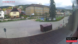 Střed obce Rokytnice nad Jizerou