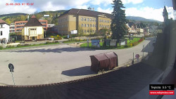 Střed obce Rokytnice nad Jizerou