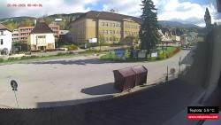 Střed obce Rokytnice nad Jizerou