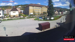 Střed obce Rokytnice nad Jizerou