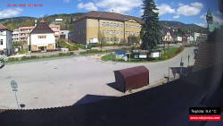 Střed obce Rokytnice nad Jizerou