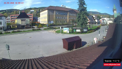 Střed obce Rokytnice nad Jizerou