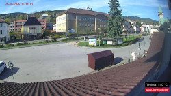 Střed obce Rokytnice nad Jizerou