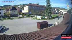 Střed obce Rokytnice nad Jizerou