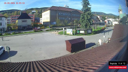 Střed obce Rokytnice nad Jizerou