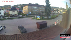 Střed obce Rokytnice nad Jizerou