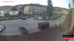 Střed obce Rokytnice nad Jizerou