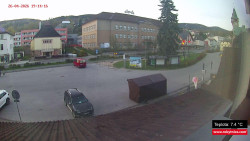 Střed obce Rokytnice nad Jizerou