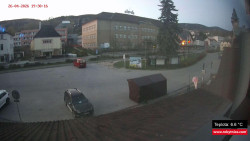 Střed obce Rokytnice nad Jizerou