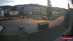 Střed obce Rokytnice nad Jizerou