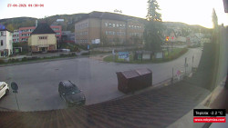 Střed obce Rokytnice nad Jizerou