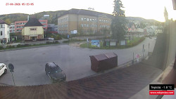 Střed obce Rokytnice nad Jizerou