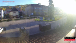 Střed obce Rokytnice nad Jizerou