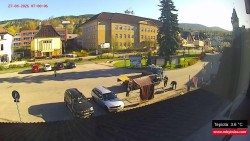 Střed obce Rokytnice nad Jizerou