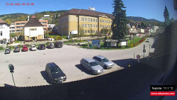 Střed obce Rokytnice nad Jizerou