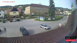 Střed obce Rokytnice nad Jizerou