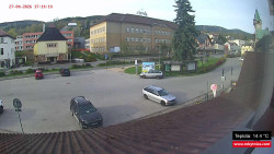 Střed obce Rokytnice nad Jizerou