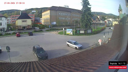 Střed obce Rokytnice nad Jizerou