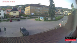 Střed obce Rokytnice nad Jizerou