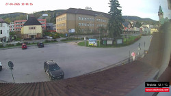 Střed obce Rokytnice nad Jizerou