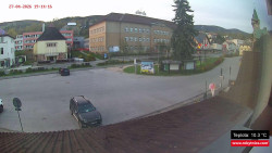 Střed obce Rokytnice nad Jizerou