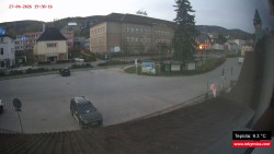 Střed obce Rokytnice nad Jizerou