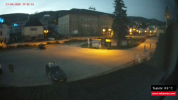 Střed obce Rokytnice nad Jizerou