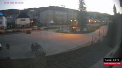 Střed obce Rokytnice nad Jizerou