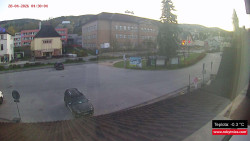 Střed obce Rokytnice nad Jizerou