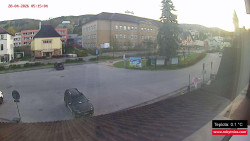 Střed obce Rokytnice nad Jizerou